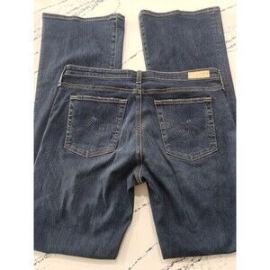 AG Adriano Goldschmied The Angel Jeans Womens 32R Blue Bootcut Flare Denim USA
